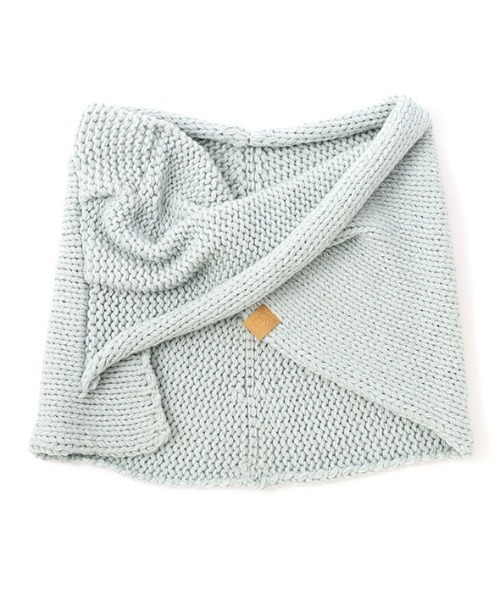 セール】バルキーヤーンハンドニットスヌード（ネックウォーマー