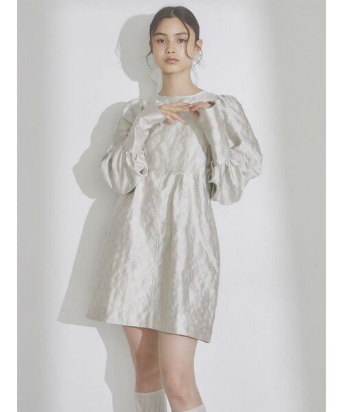 merry jenny（メリージェニー）の「flowerジャガードパフミニ