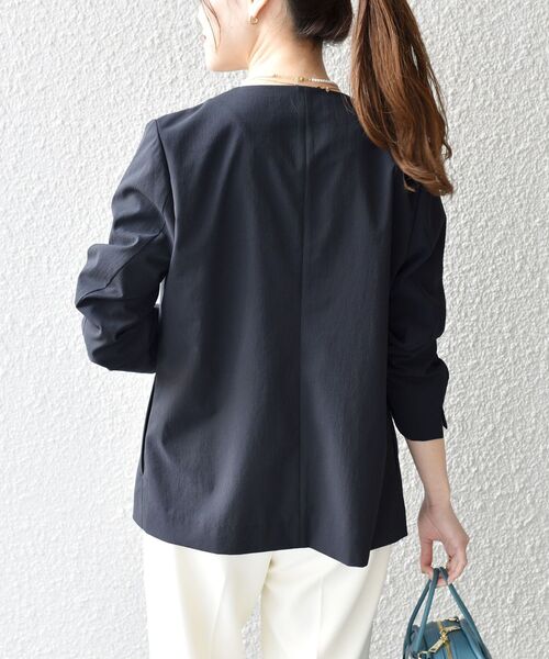 UV/吸水速乾/接触冷感〉FUNCTION ノーカラージャケット（セットアップ