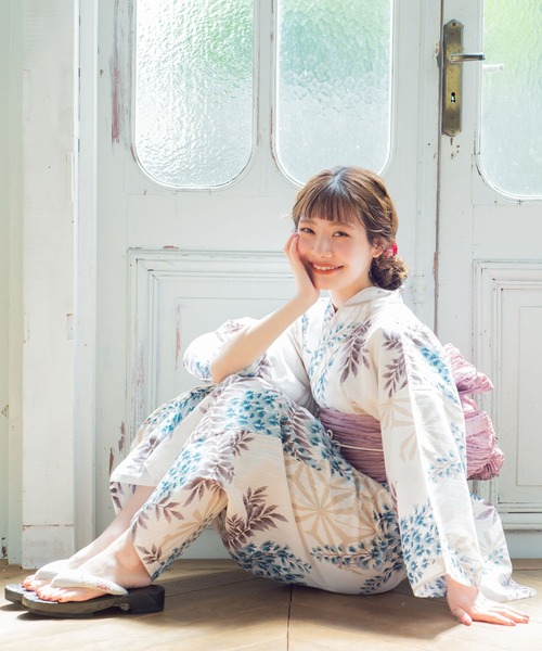 utatane（ウタタネ）の「【maru × utatane】浴衣3点セット ほぐし