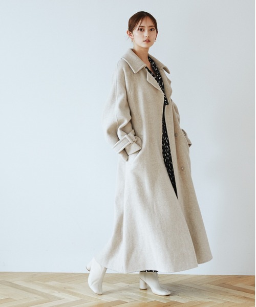 SNIDEL（スナイデル）の「ステンカラーリバーコート（ステンカラー