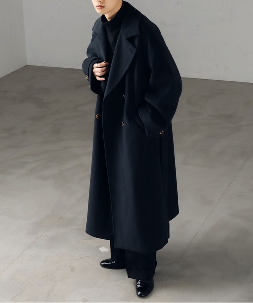 epnok（エプノック）の「ウールライク2WAYダブルチェスターコート