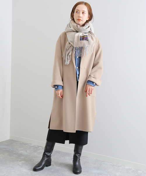 SLOBE IENA（スローブイエナ）の「HAMILTONダブルフェイスウールロング