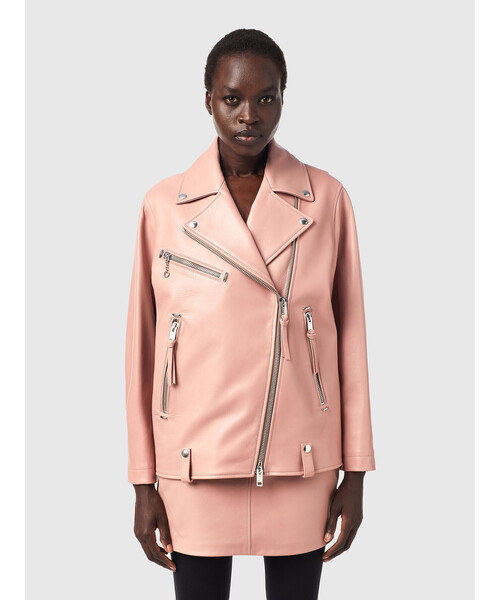 DIESEL（ディーゼル）の「レディース ライダース レザー ルーズフット