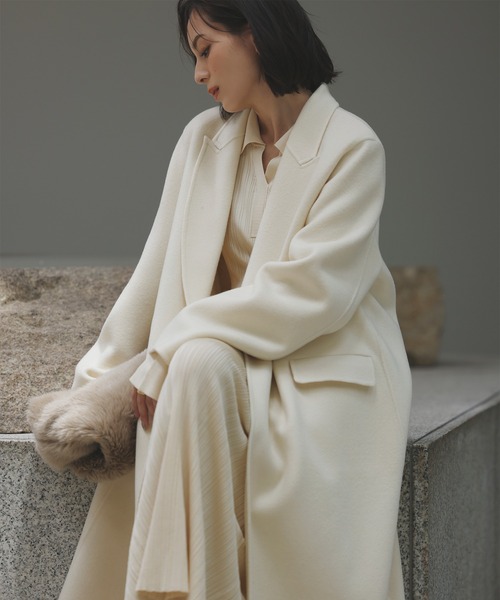 セール】リバーロングダブルポケットチェスターコート（チェスター