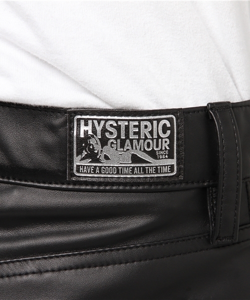 HYSTERIC GLAMOUR（ヒステリックグラマー）の「SYNTHETIC LEATHER 裾