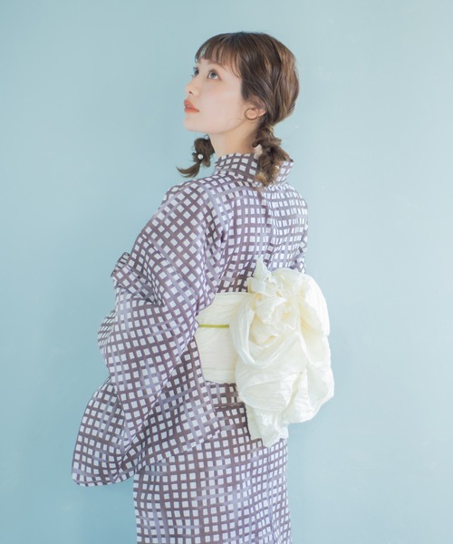 utatane（ウタタネ）の「【maru × utatane】浴衣3点セット ニュアンス