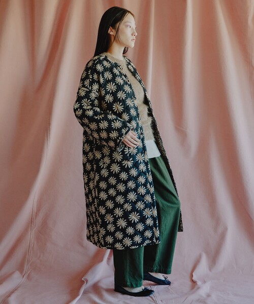 Freada（フリーダ）の「インドリバーシブルロングキルトコート（その他