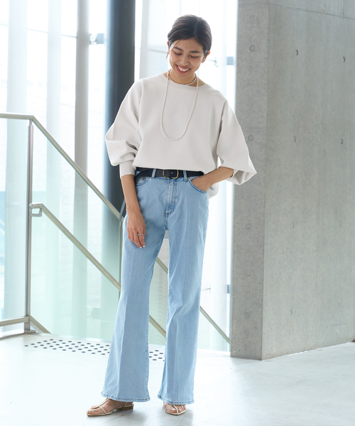 IENA（イエナ）の「ファインコットンスムースプルオーバー（ニット