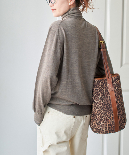 セール】《手洗い可 / 追加》18Gタートルネックプルオーバー（ニット