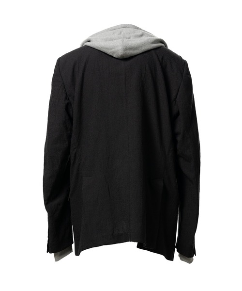 Mix Layered Wool Jacket（テーラードジャケット）｜Maison MIHARA