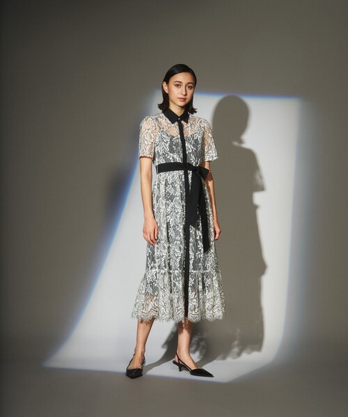 GRACE CONTINENTAL（グレースコンチネンタル）の「バイカラーレース