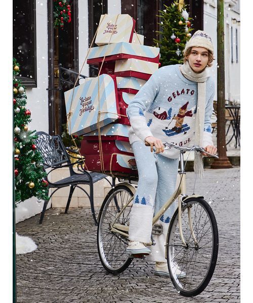 gelato pique（ジェラートピケ）の「【HOLIDAY】【HOMME】スキーベア