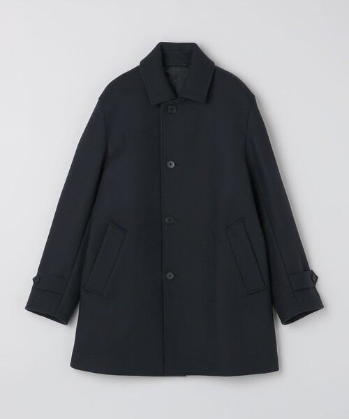 SHIPS: SUPER 140's メルトン カーコート（ステンカラーコート