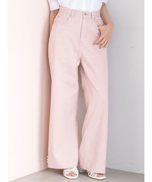 パールデニムパンツ（デニムパンツ）｜MERCURYDUO（マーキュリーデュオ