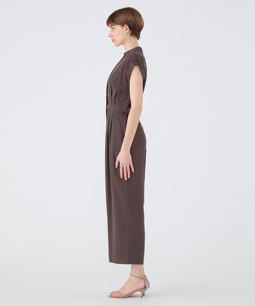 セール】セルロースツイル サイドアジャストオールインワン（つなぎ