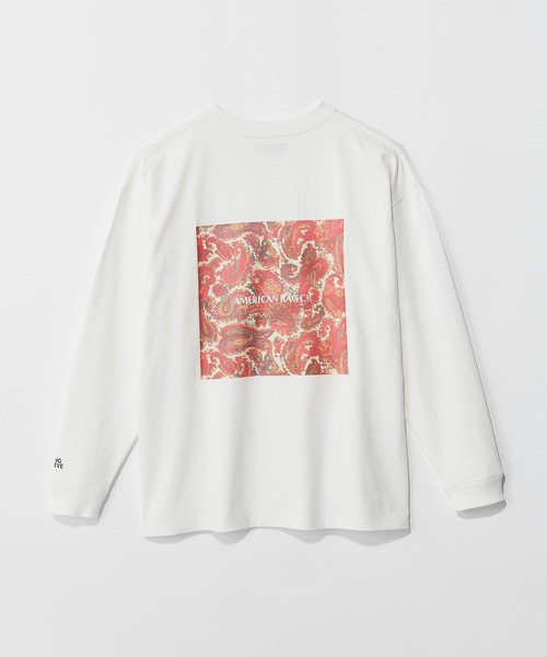 AMERICAN RAG CIE】ペイズリーロンT（ユニセックス）（Tシャツ