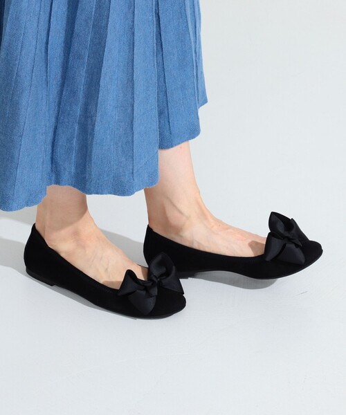 SEPTEMBER MOON / リボン バレエシューズ ソリッド（バレエシューズ