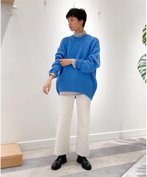 セール】ファインウール クルーネックプルオーバー（ニット/セーター