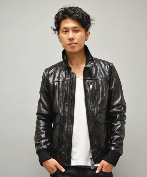 SHIPS JET BLUE（シップスジェットブルー）の「JB:A-2 レザーブルゾン