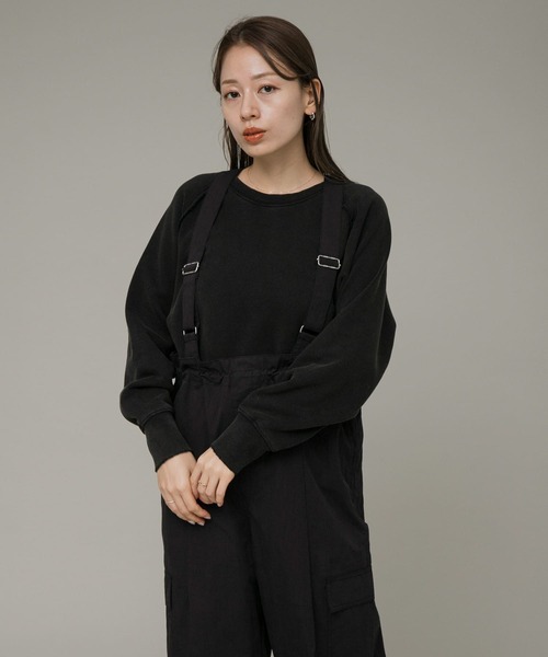 セール】サスペンダー付きカーゴパンツ（サロペット/オーバーオール