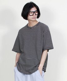 オーバーサイズ ストライプ」に該当するメンズのTシャツ/カットソー