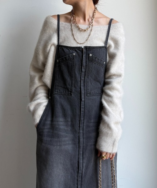 デニムキャミジャンスカ（ワンピース）｜DouDou（ドゥドゥ）の