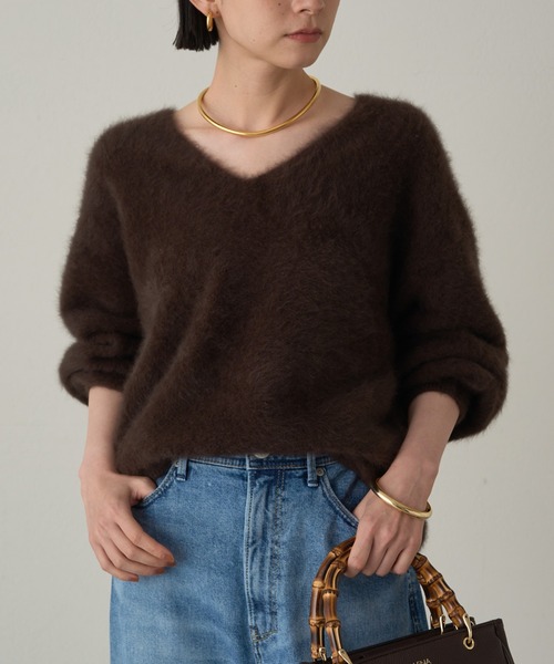 LOUNGEDRESS（ラウンジドレス）の「FURカシミヤVニット（ニット