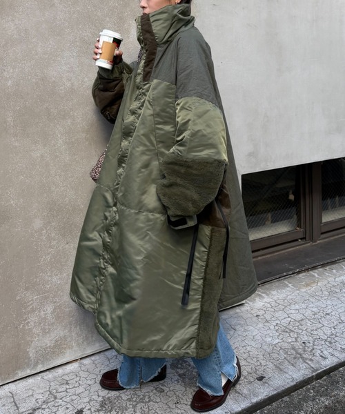 セール】《2サイズ展開》【etsinta/エシンタ】モンスター中綿オーバー