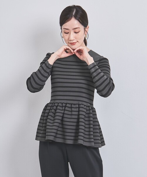 UNITED ARROWS（ユナイテッドアローズ）の「P ペプラム ニット（ニット