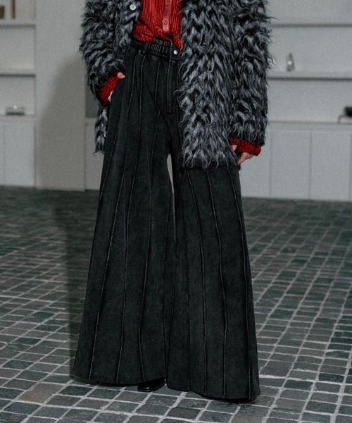 seyto（セイト）の「Vintage like pintuck buggy sweat pants