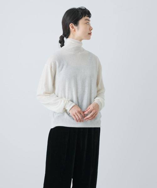 かぐれ（カグレ）の「ウールハイゲージタートルニット（ニット