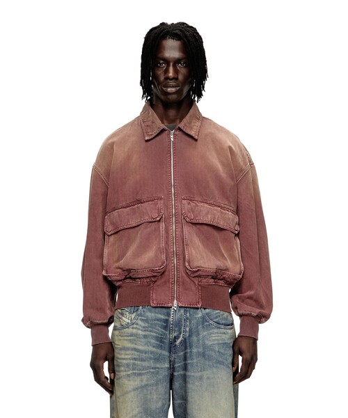 メンズ デニムジャケット D-KURZ（デニムジャケット）｜DIESEL