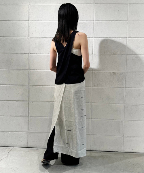 セール】BASERANGE/ベースレンジ WRAP PAGE スカート（スカート