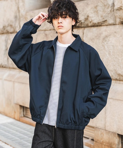 オーバーサイズドルマンスリーブショートブルゾン（ブルゾン）｜Rocky