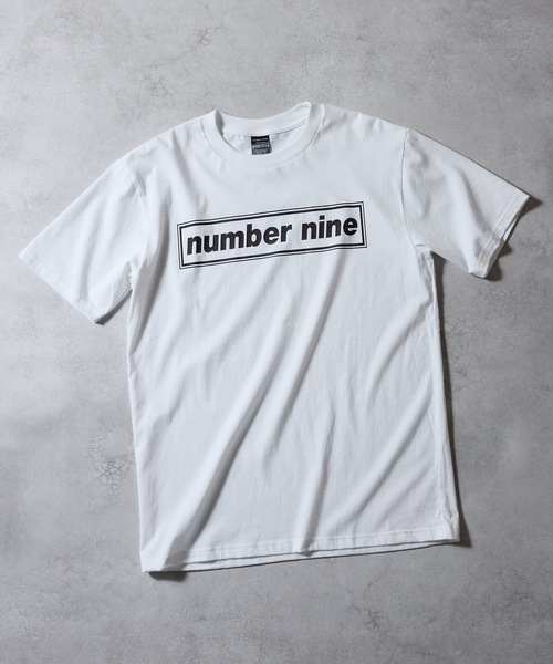 number nine BOX LINE T-SHIRT / ナンバーナインロゴ ボックスライン T