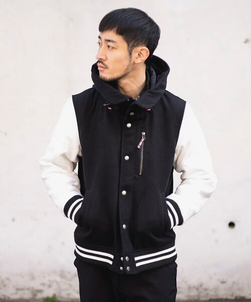 BEAMS HEART（ビームスハート）の「メルトン フード スタジャン