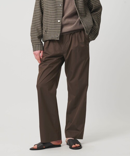 スムース タイプライター 2プリーツ リラックス トラウザース