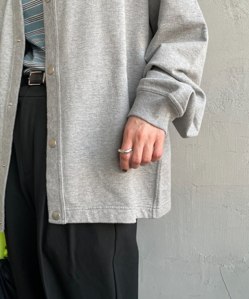 WEB限定】[DANTON/ダントン] ドットボタン Vネックスウェット