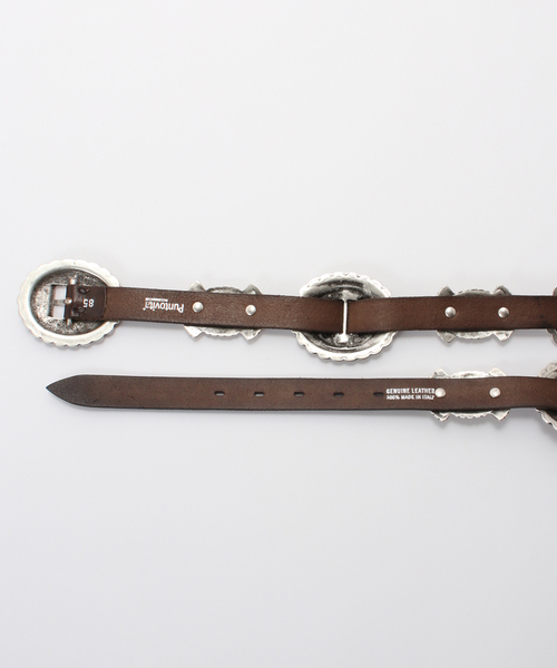 PUNTOVITA/プントヴィータ】CONCHO LEATHER BELT（ベルト）｜Puntovita