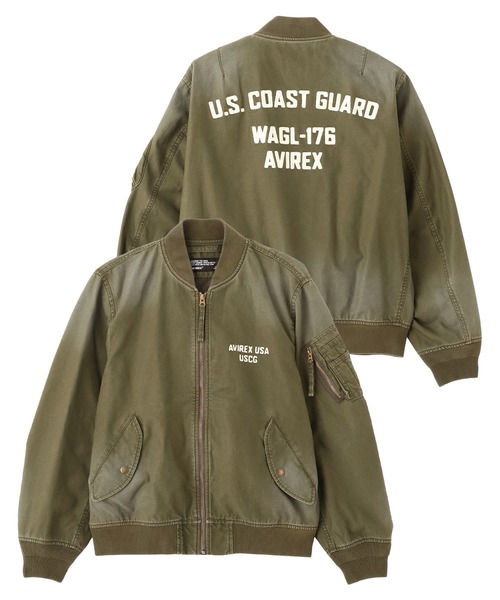 COTTON LIGHT MA-1 'U.S.COAST GUARD' / コットン ライト エムエーワン