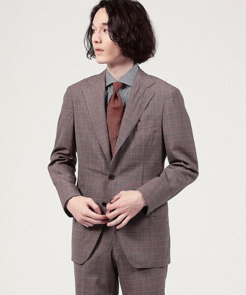 セール】ウール シングルブレステッド3Bスーツ Ermenezild Zegna