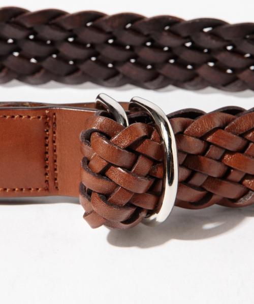 BEAMS F（ビームスエフ）の「WILLIAM / メッシュ ダブルリングベルト