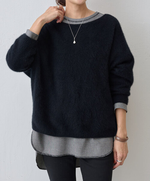 BEARDSLEY（ビアズリー）の「FOXウール後ろボタンニット（カーディガン