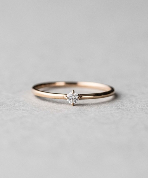 K18 ダイヤモンド リング「ブライト」（リング）｜ete（エテ）の