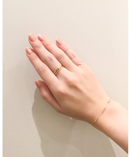 K18 ダイヤモンド リング「ブライト」（リング）｜ete（エテ）の