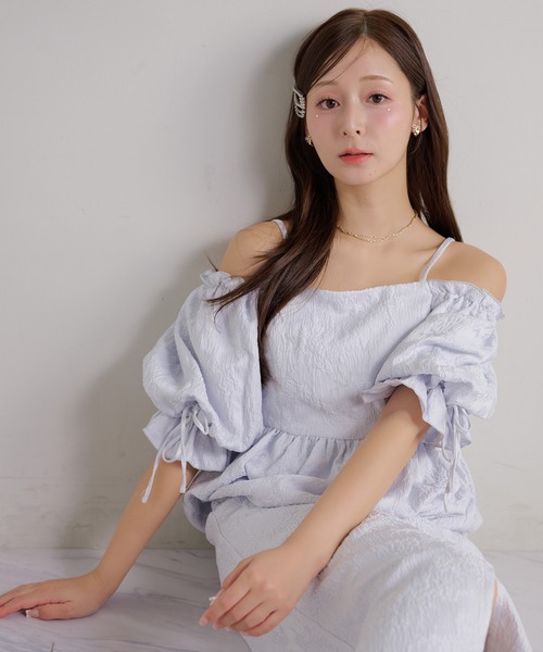 Seemi.】セット対応/バルーン袖ブラウス（シャツ/ブラウス）｜Seemi