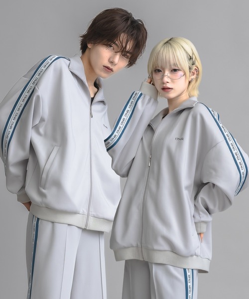 ユニセックス】トラックジャケット(セットアップ可)（ジャージ）｜17HR