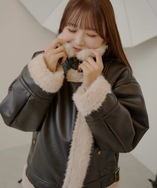 Chico（チコ）の「【ゆっぴコラボ企画】ファーライダースショート