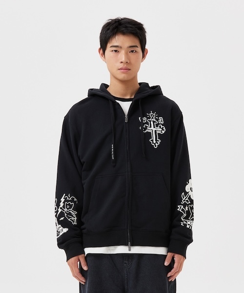 GRAFFITI GRAPHIC HOODIE（パーカー）｜Wacky WiLLy（ワッキーウィリー